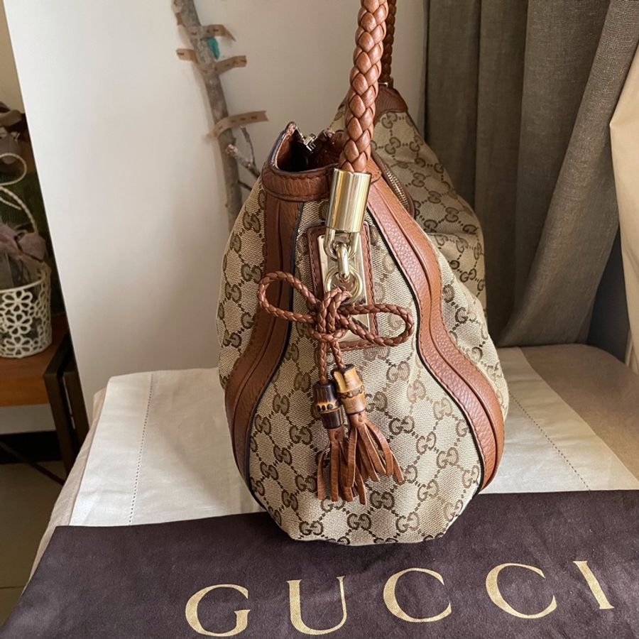 Gucci 側背包🧸瀟🧸 GG老花字紋🧸托特包/腋下包/手提包/肩背包/側背包/小資包/媽媽包🧸正品🧸況好🧸自➕肩帶🉑️肩背/側背/斜背-8