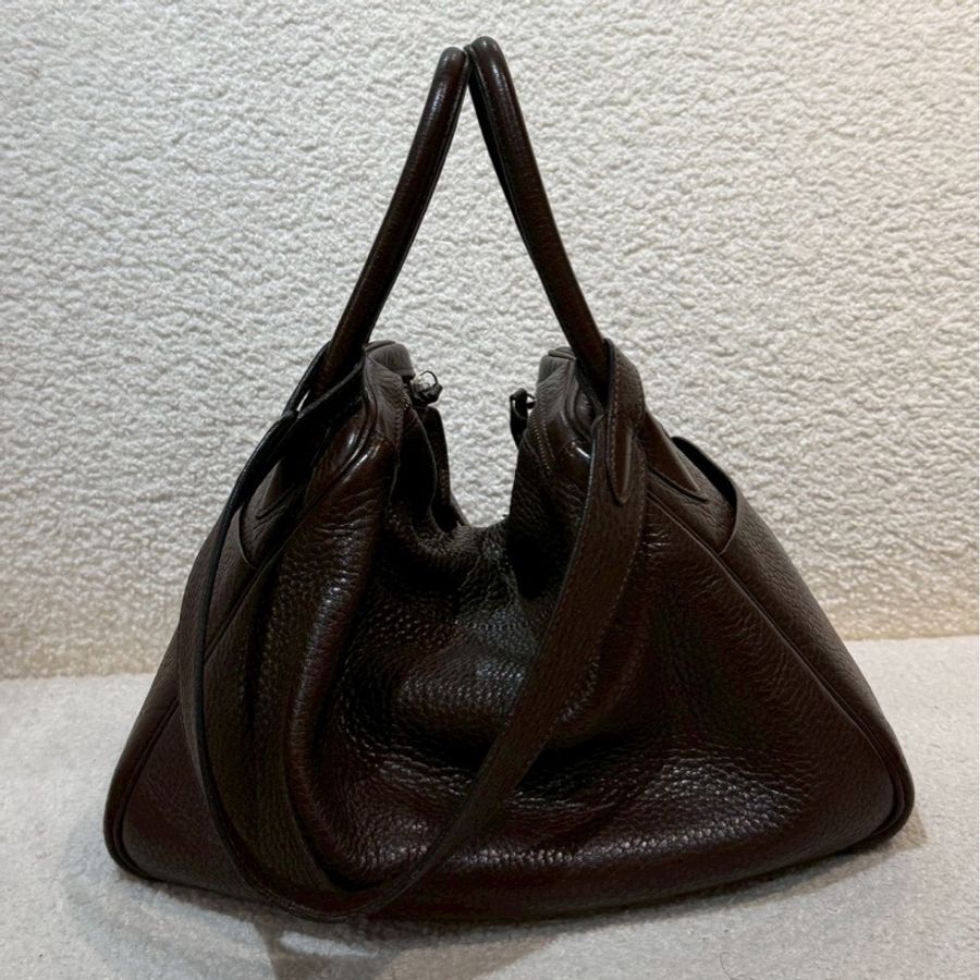 愛馬仕 Hermes - 烏木色銀扣 Lindy26-6
