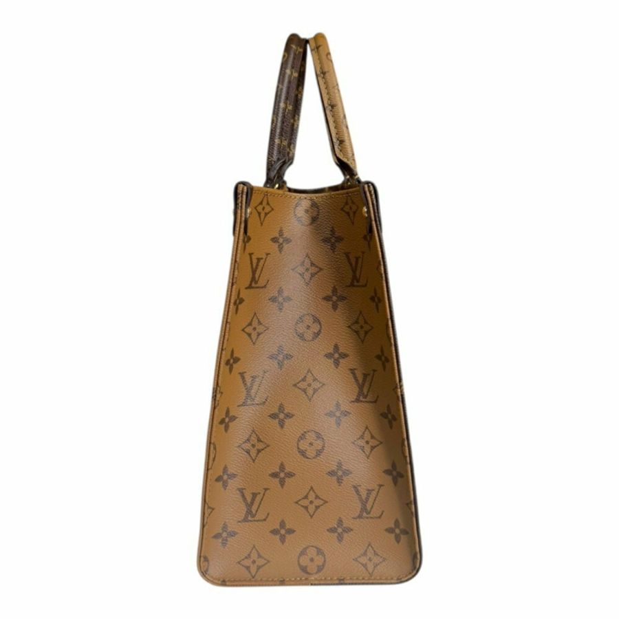Louis Vuitton On the Go 中號 Monogram Giant 肩背包 帆布 M45321 棕色 女款 LOUIS VUITTON 2way-3