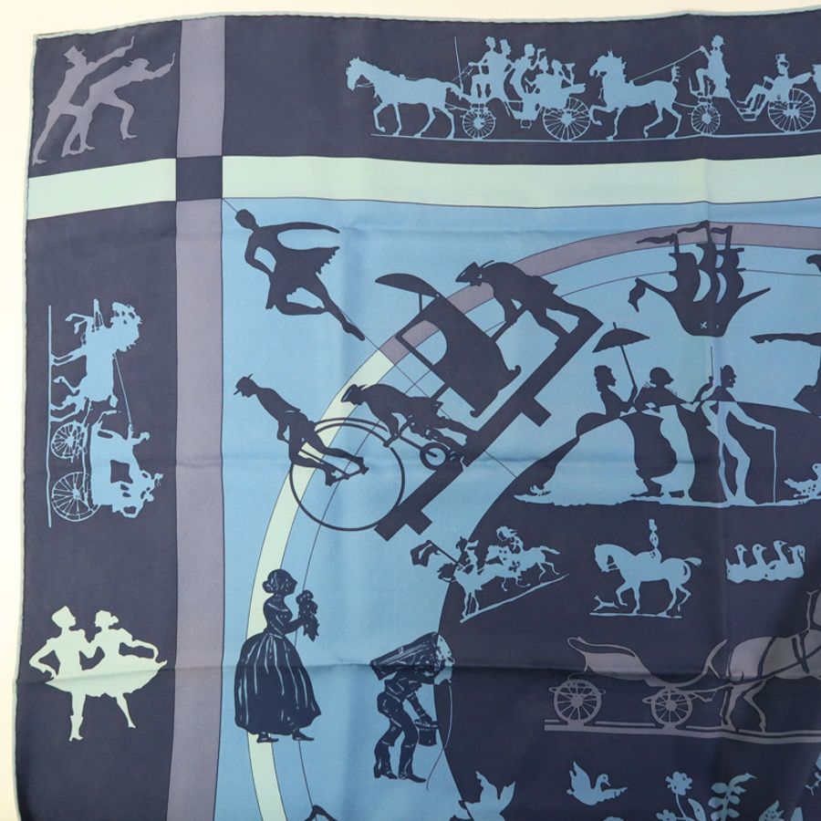 HERMES 絲質Scarf 90X90絲巾-2