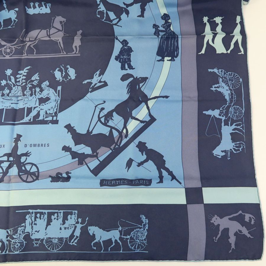 HERMES 絲質Scarf 90X90絲巾-4