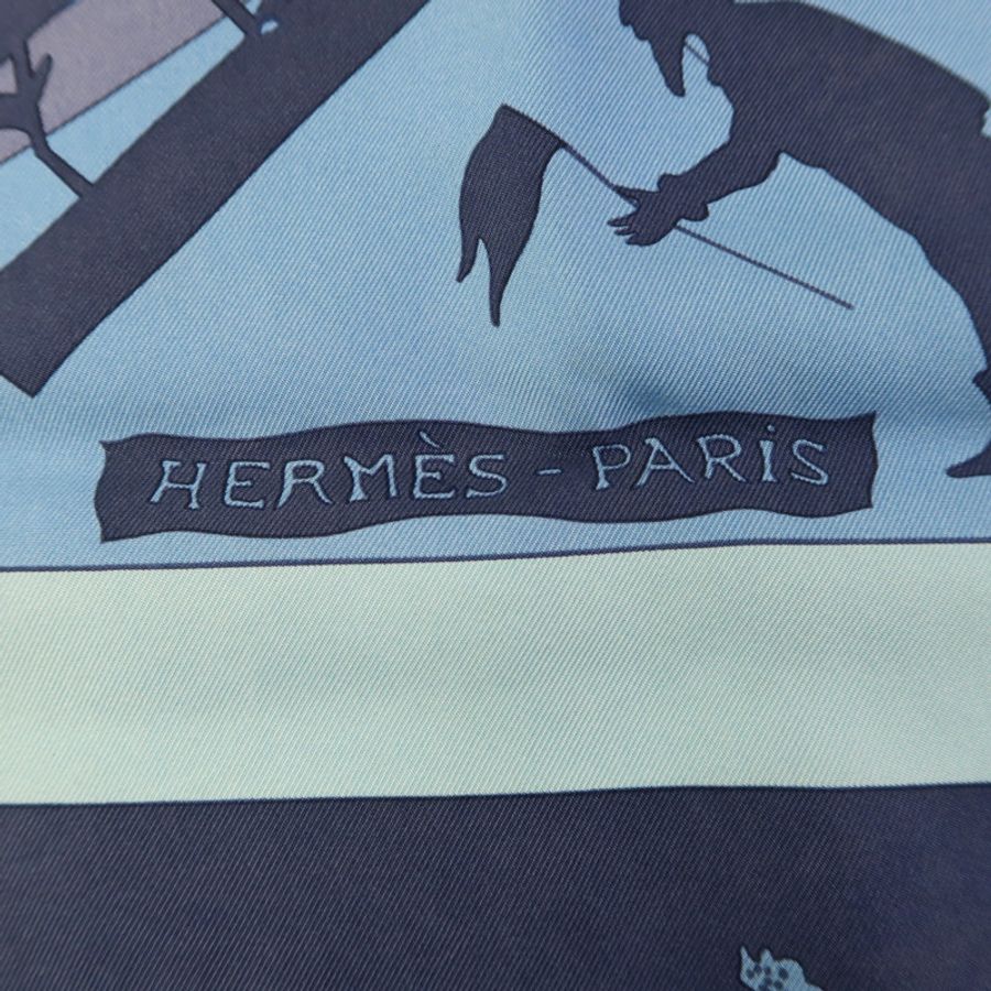HERMES 絲質Scarf 90X90絲巾-6