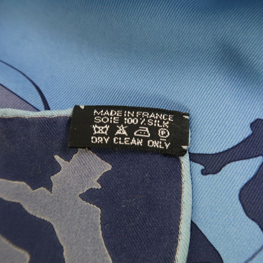 HERMES 絲質Scarf 90X90絲巾-8