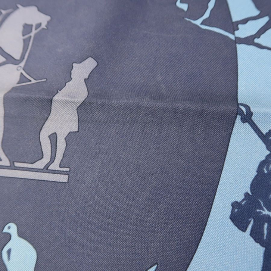 HERMES 絲質Scarf 90X90絲巾-10