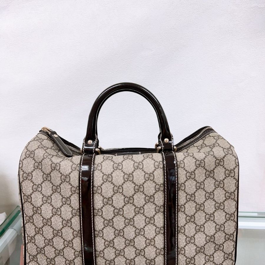 Gucci boston 波士頓 老花手提包/行李包-0