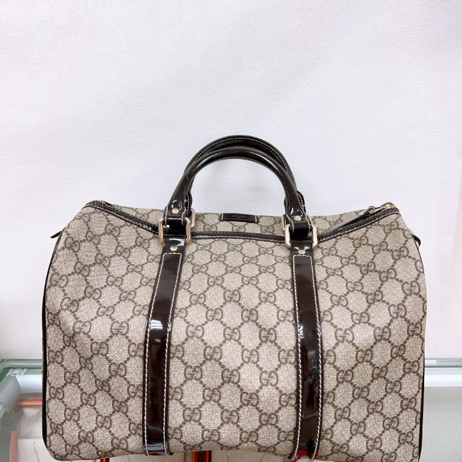 Gucci boston 波士頓 老花手提包/行李包-1