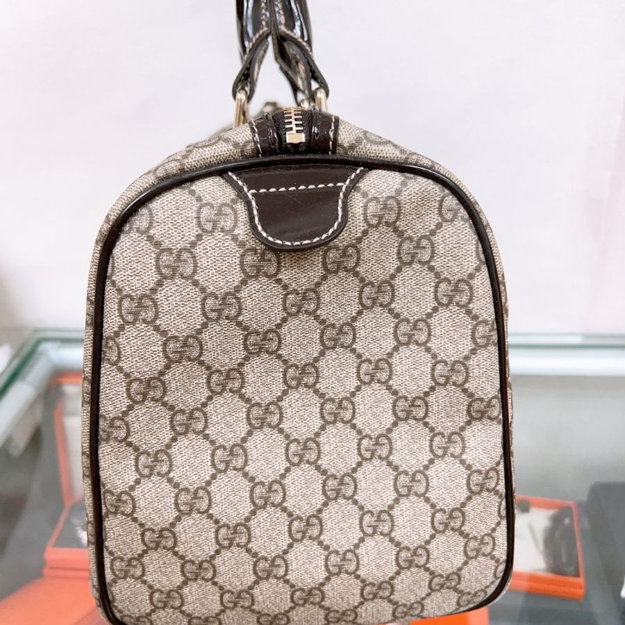 Gucci boston 波士頓 老花手提包/行李包-2