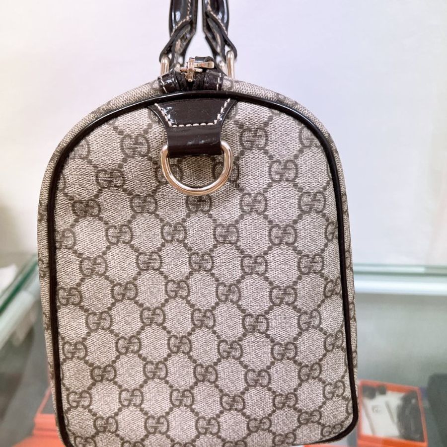 Gucci boston 波士頓 老花手提包/行李包-3