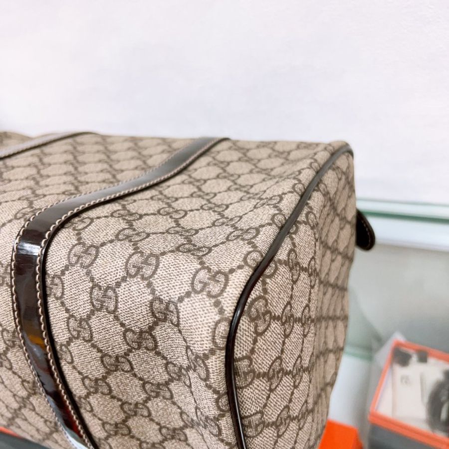 Gucci boston 波士頓 老花手提包/行李包-7