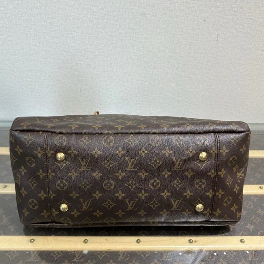 LV 老花金扣 artsy 手提包42*31*18 98新配件塵袋-3