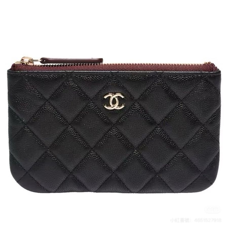 CHANEL 一字拉鍊零錢包-2