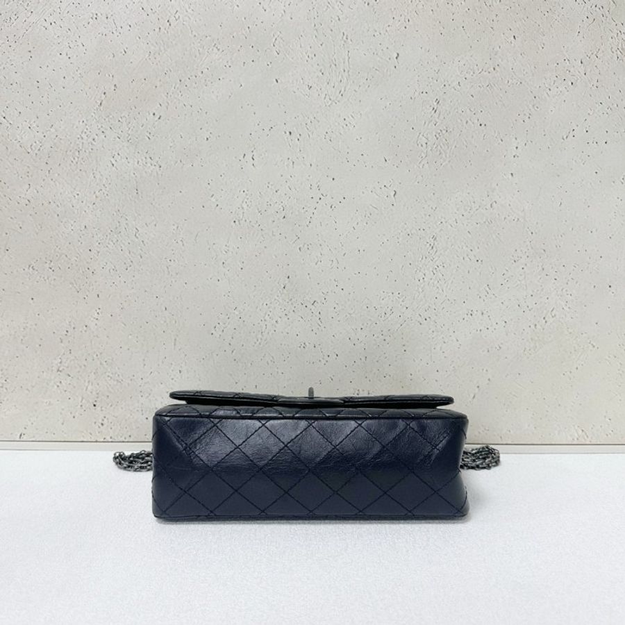Chanel 黑銀2.55 CF small 小號-4