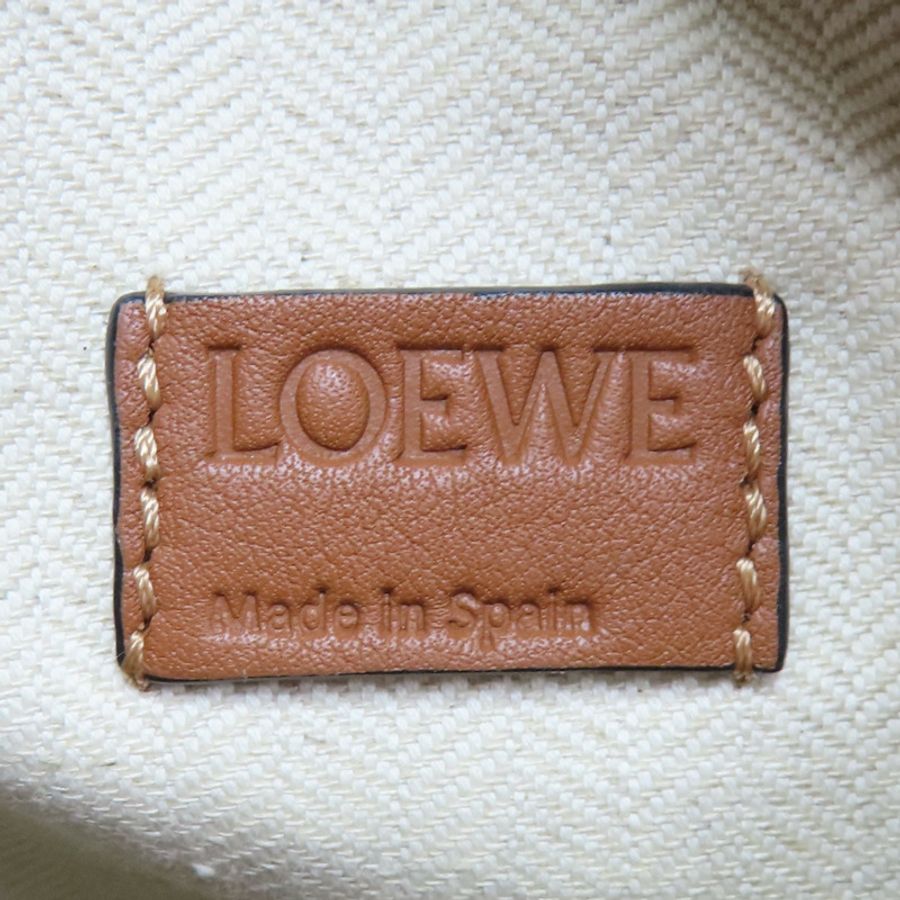 棕色 牛皮 Mini Puzzle Bumbag 斜背包【LOEWE 羅威】 B510EB1-7