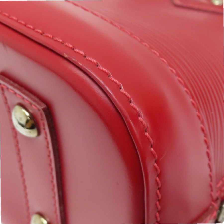 紅色 Epi 水波紋牛皮 Alma BB 兩用包【LOUIS VUITTON LV 路易威登】 M40850-14
