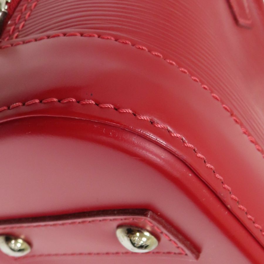 紅色 Epi 水波紋牛皮 Alma BB 兩用包【LOUIS VUITTON LV 路易威登】 M40850-15