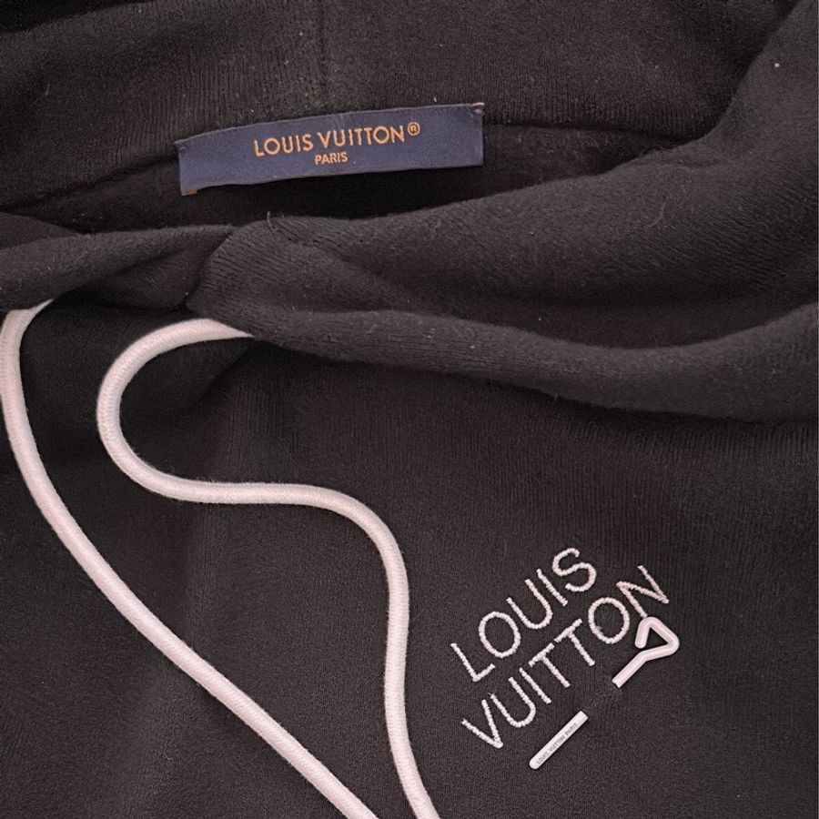 Louis Vuitton刷毛帽T-2