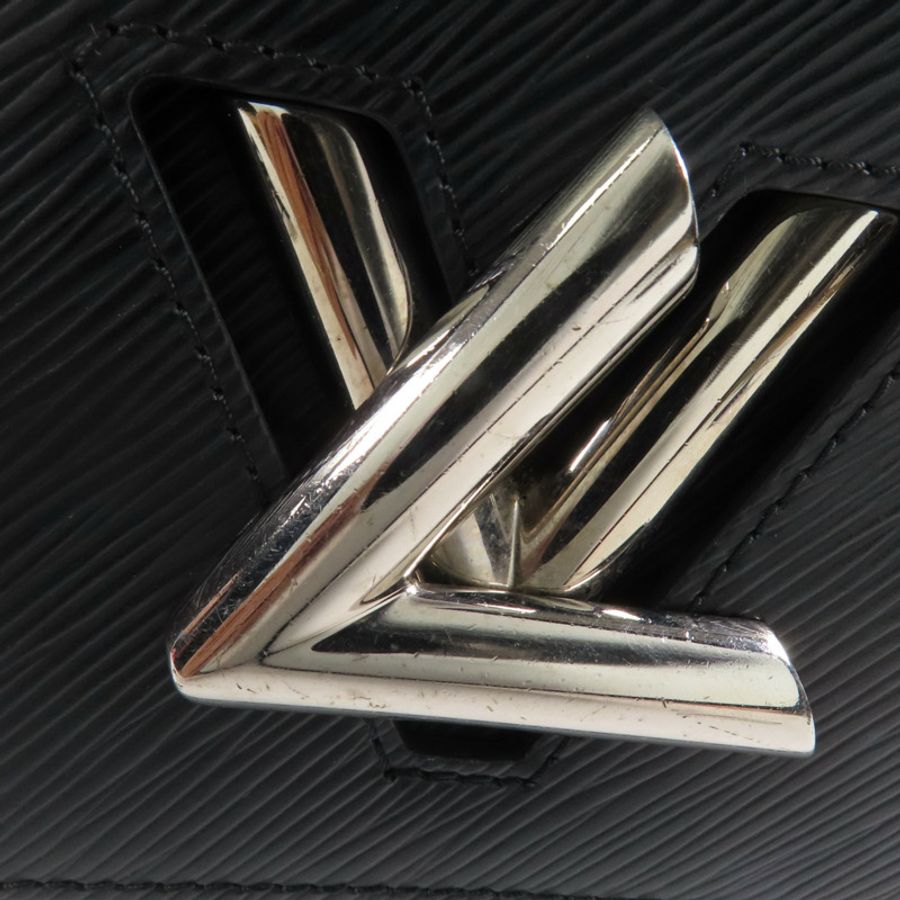 LOUIS VUITTON Epi Twist MM銀扣肩背袋-10