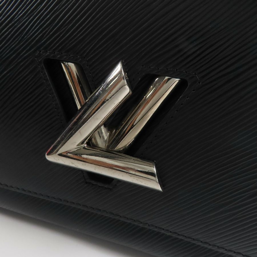 LOUIS VUITTON Epi Twist MM銀扣肩背袋-11