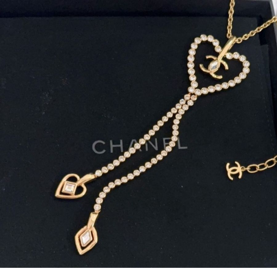 Belilla♥️Chanel CC 愛心項鍊-2