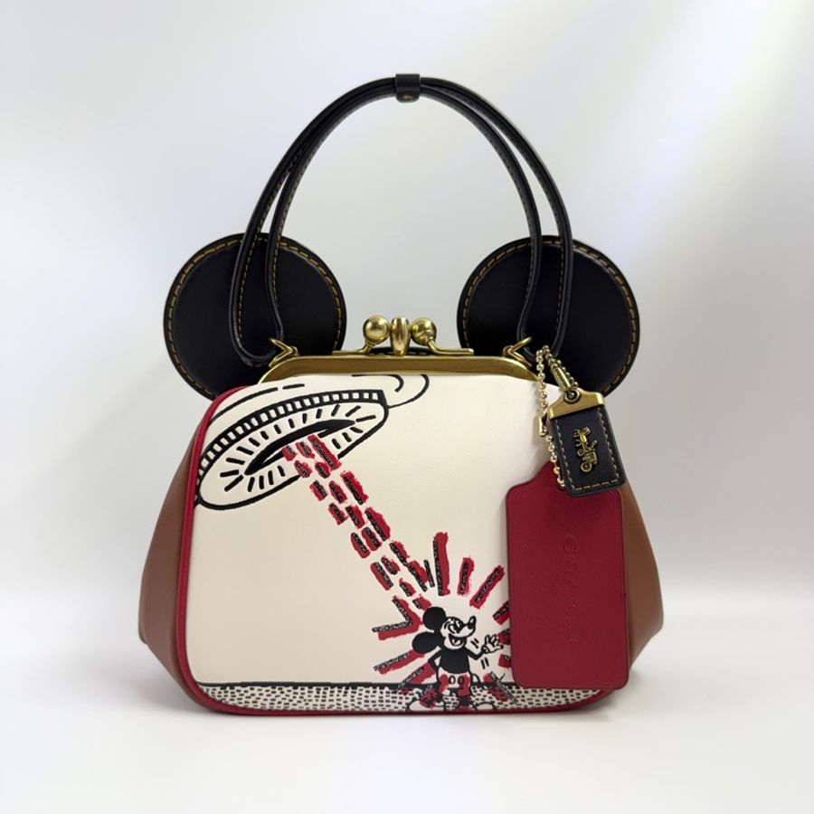 COACH迪士尼米老鼠 × Keith Haring斜背包-0