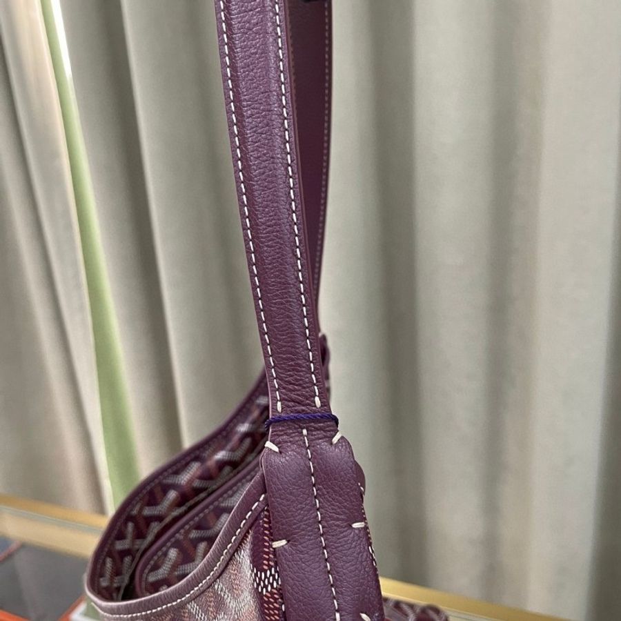 Goyard hobo 酒紅色-7