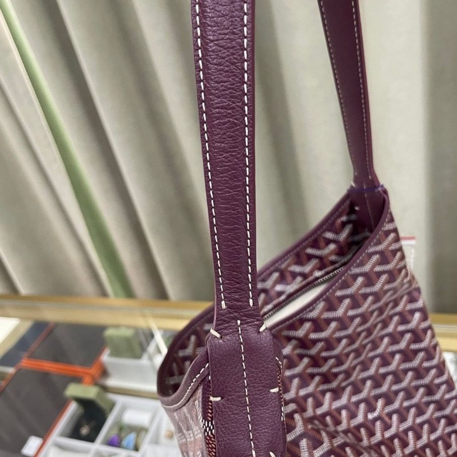 Goyard hobo 酒紅色-8