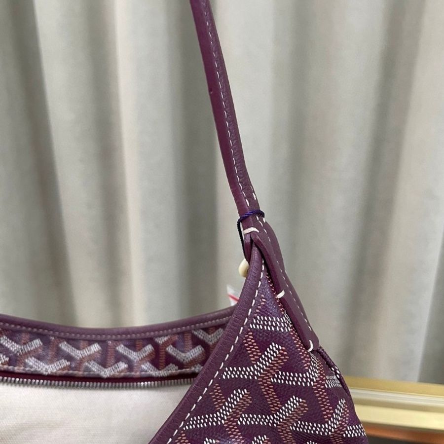 Goyard hobo 酒紅色-9