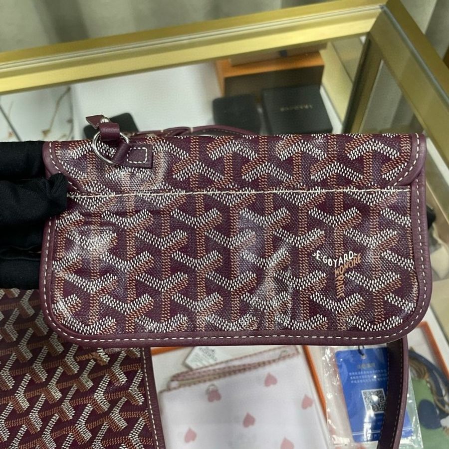 Goyard hobo 酒紅色-23