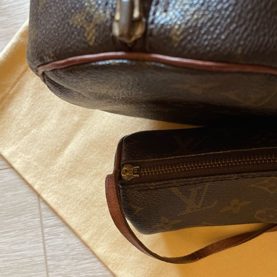 （年末降價衝評價檔期後回調9999）LV Papillon Louis Vuitton Monogram 巴比龍 圓筒包 子母包-26