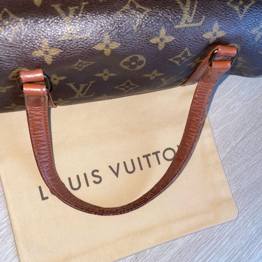 （年末降價衝評價檔期後回調9999）LV Papillon Louis Vuitton Monogram 巴比龍 圓筒包 子母包-35