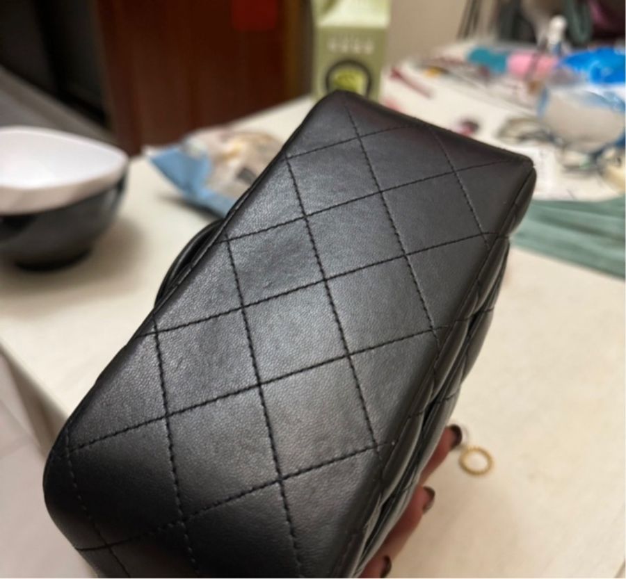 方胖子 coco17 23開 黑金 羊皮 淡金扣-11