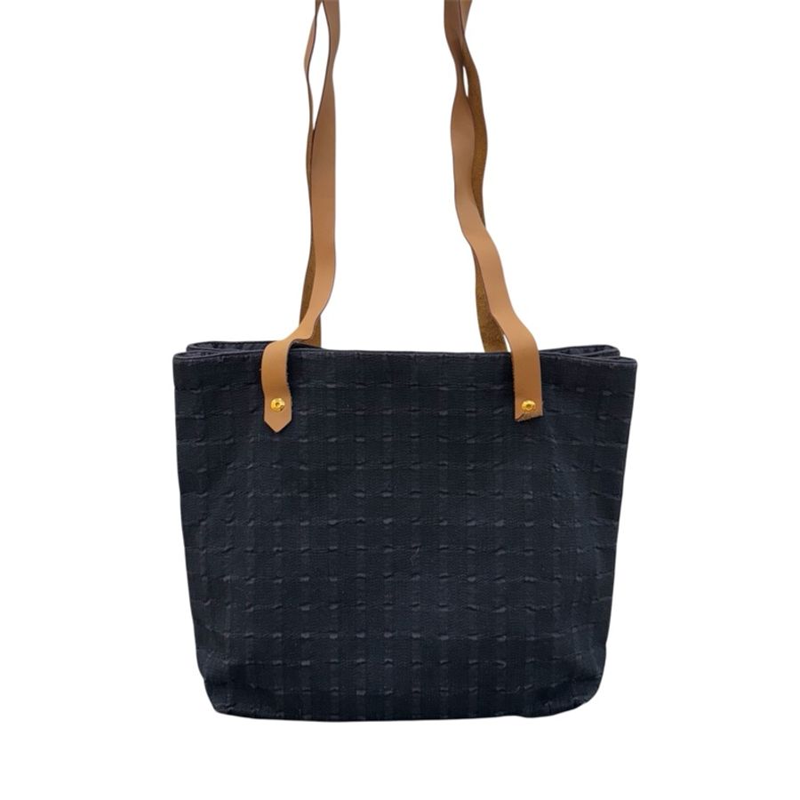 Hermès 斜背雙子星牛仔布包-0