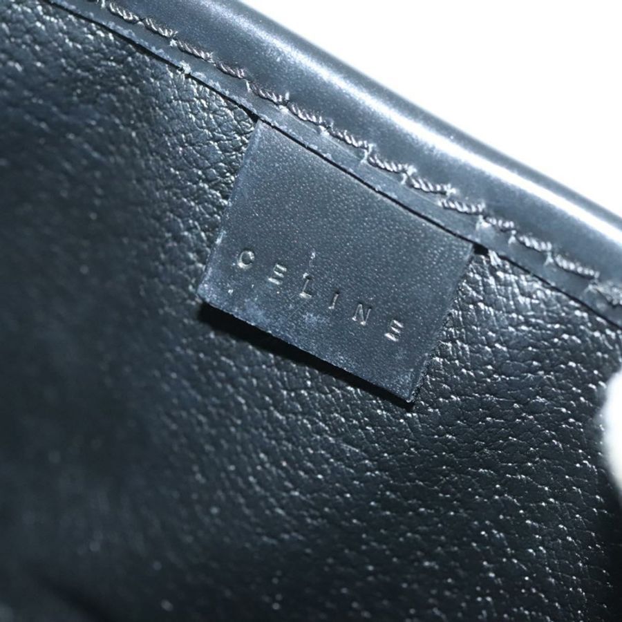 【日本直送】CELINE Macadam帆布手拿包 PVC皮革 黑色 金色 Auth mr1397-12