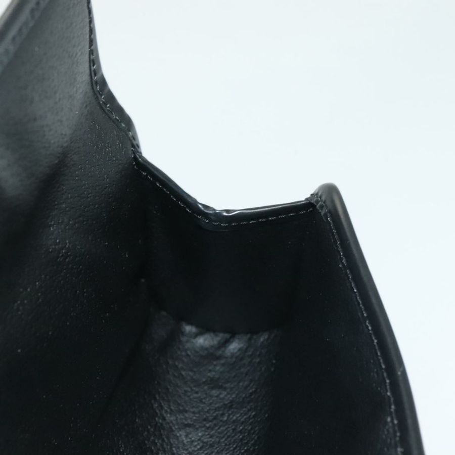 【日本直送】CELINE Macadam帆布手拿包 PVC皮革 黑色 金色 Auth mr1397-14