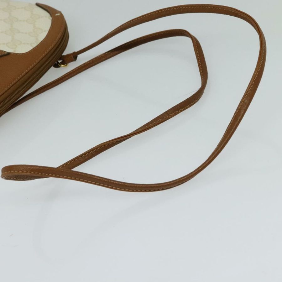 【日本直送】GUCCI GG Supreme 單肩包 PVC 白色 金色 904 02 047 正品 BA3348-6