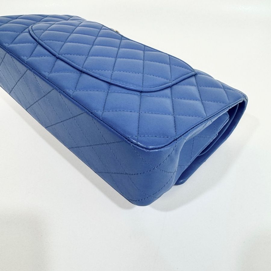 Chanel天空藍金釦羊皮COCO 25CM A01112-11
