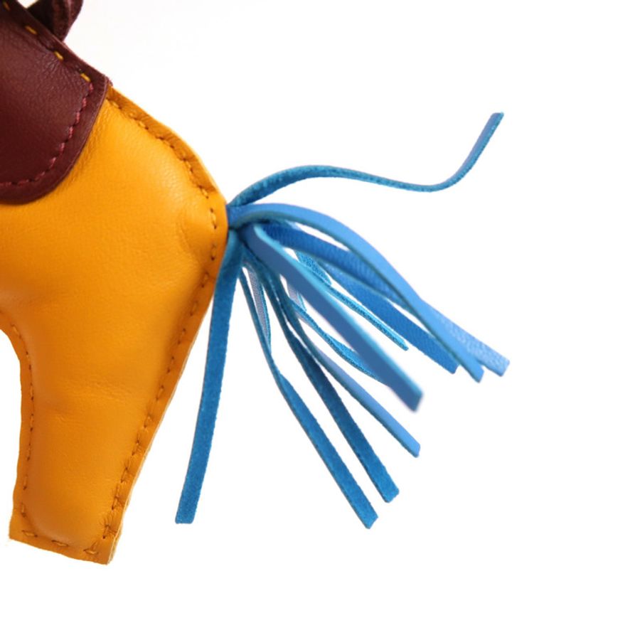 HERMES Swift皮革Rodeo MM掛飾-5