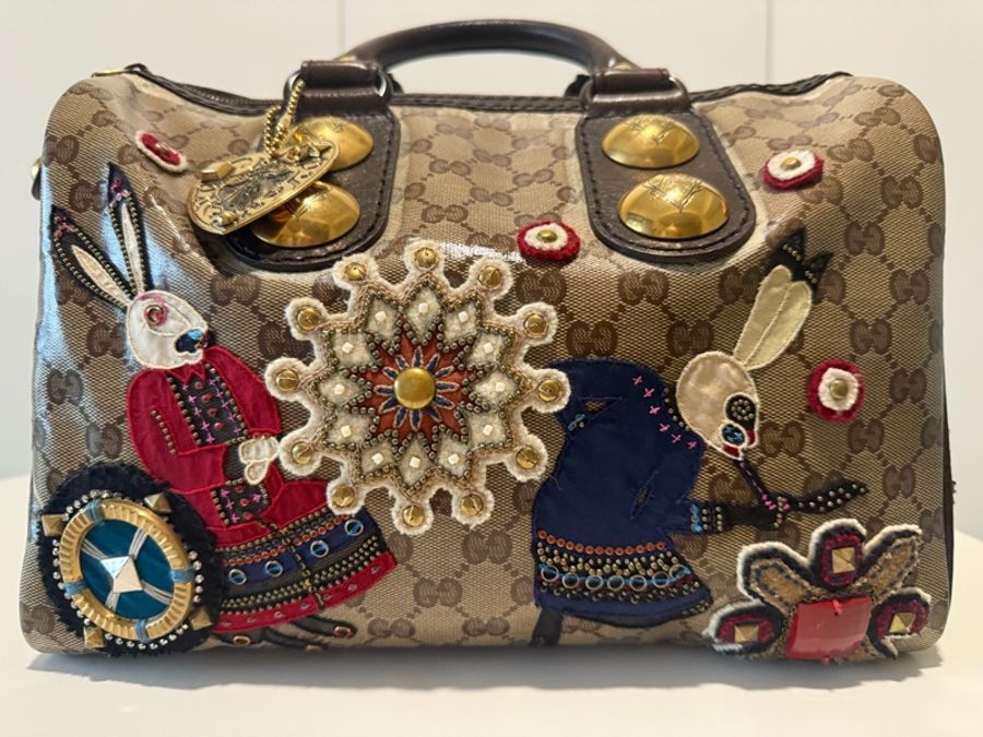 Gucci刺繡包-0