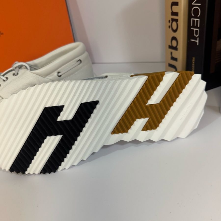 HERMES 全新全皮休閒鞋 42.5 號 僅穿過2-3次 比專櫃便宜-7