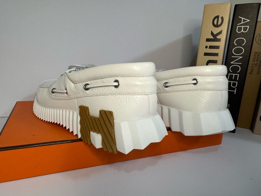 HERMES 全新全皮休閒鞋 42.5 號 僅穿過2-3次 比專櫃便宜-14