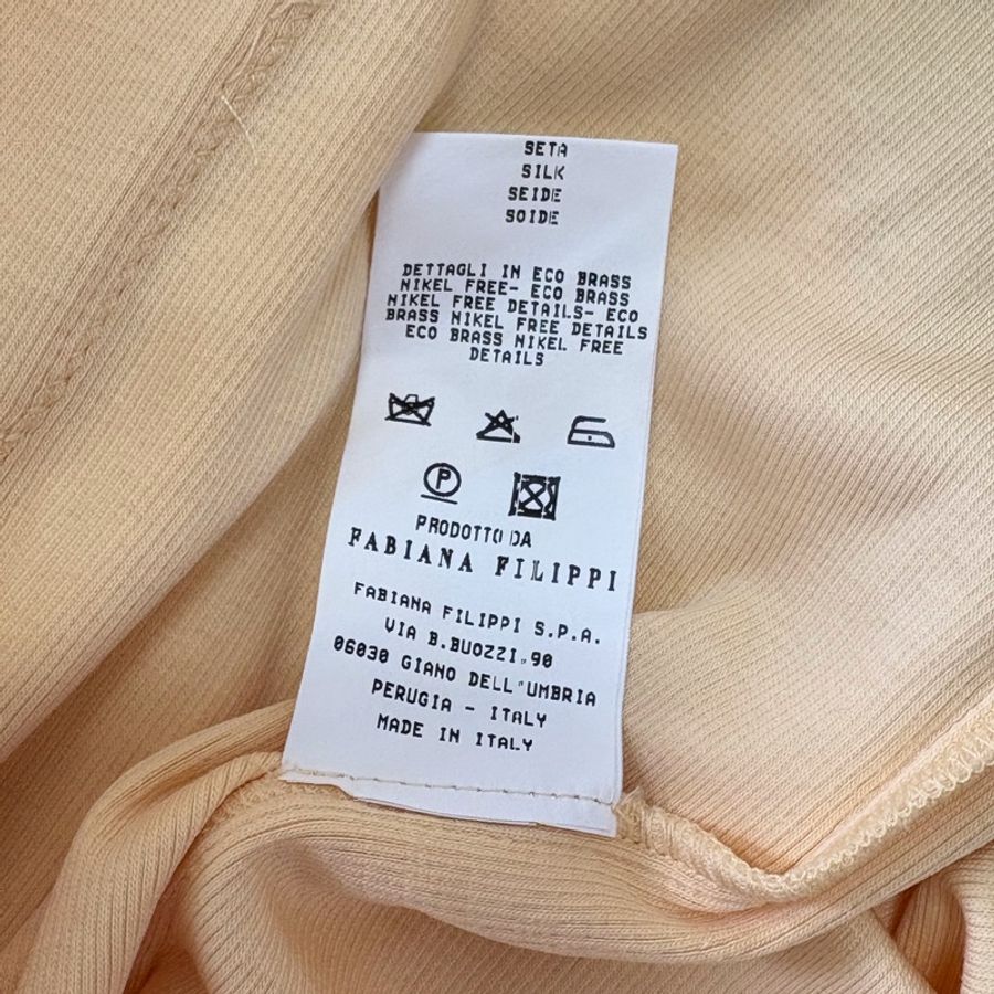 3)義大利精品Fabiana Filippi 正品拼接設計款上衣 M-L皆可穿-6