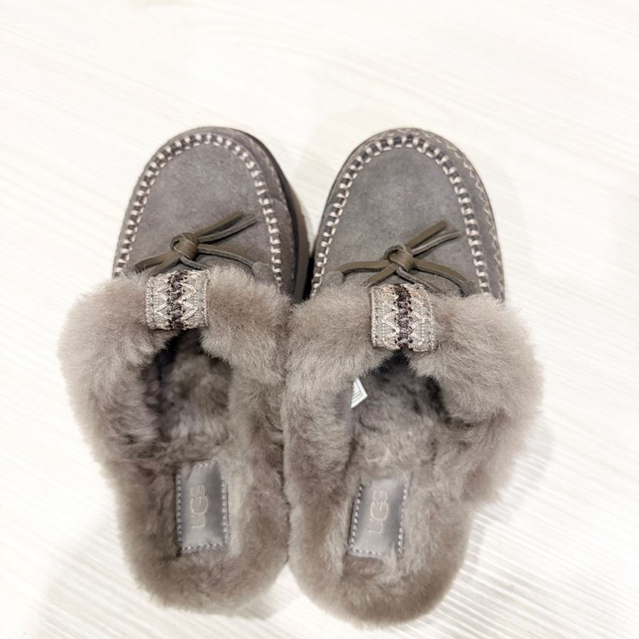 UGG Disquette Alpine-穆勒鞋 顏色 雷雲灰 尺寸 US7-2