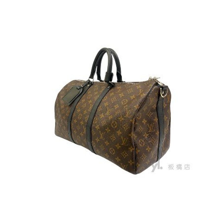 LV Bandouliere原花黑牛皮 Keepall 45-2
