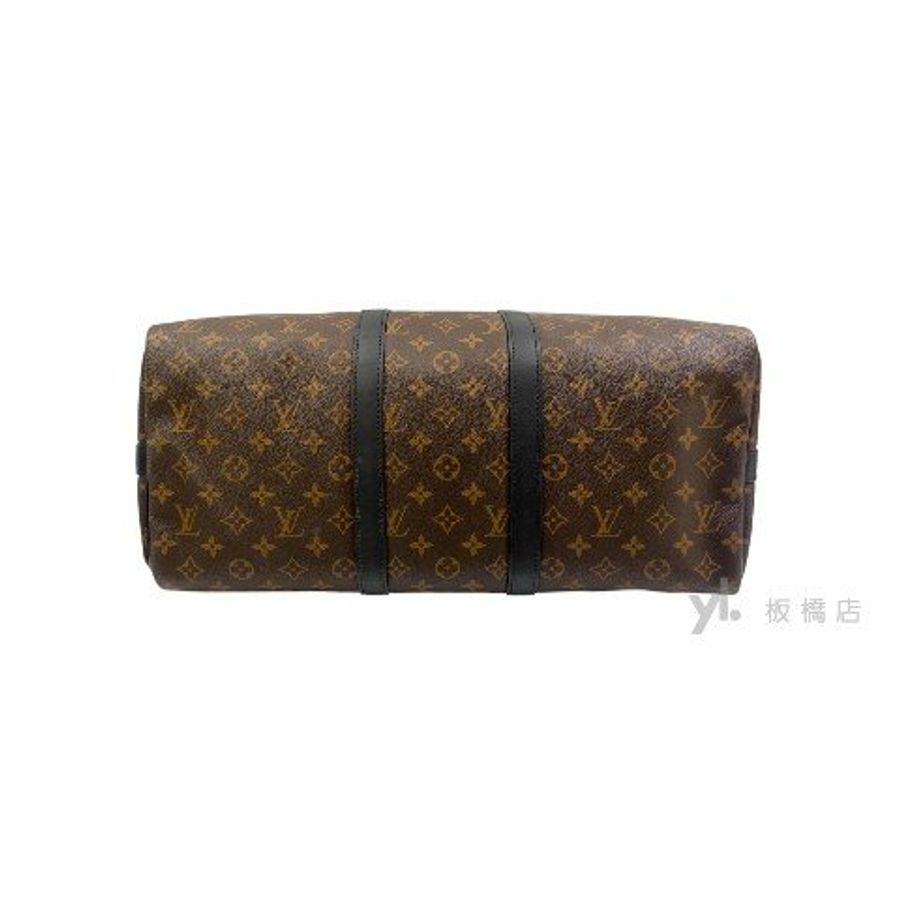 LV Bandouliere原花黑牛皮 Keepall 45-4