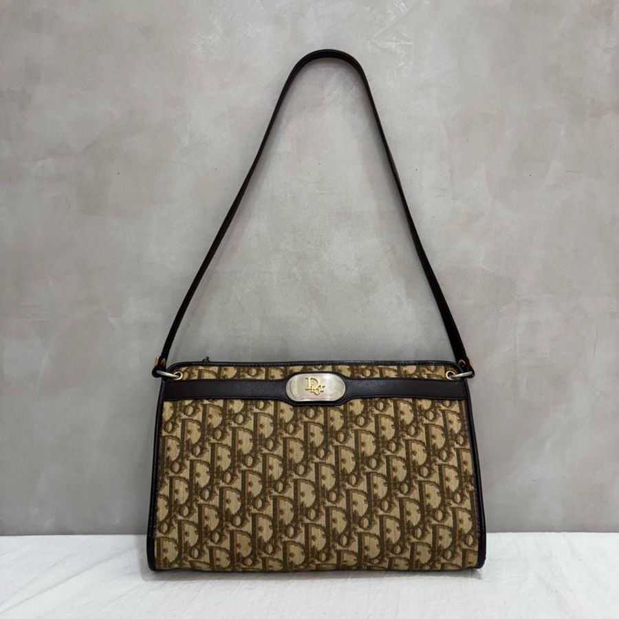 「出清優惠」Dior 迪奧 經典老花肩背包-3