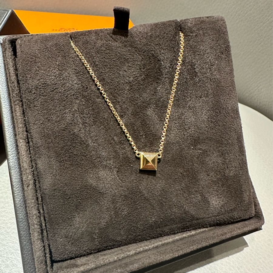 售Hermès Clou d'H鑽石項鍊，小號-3