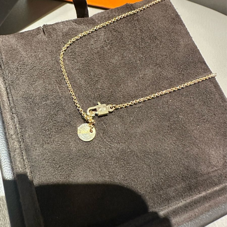 售Hermès Clou d'H鑽石項鍊，小號-4