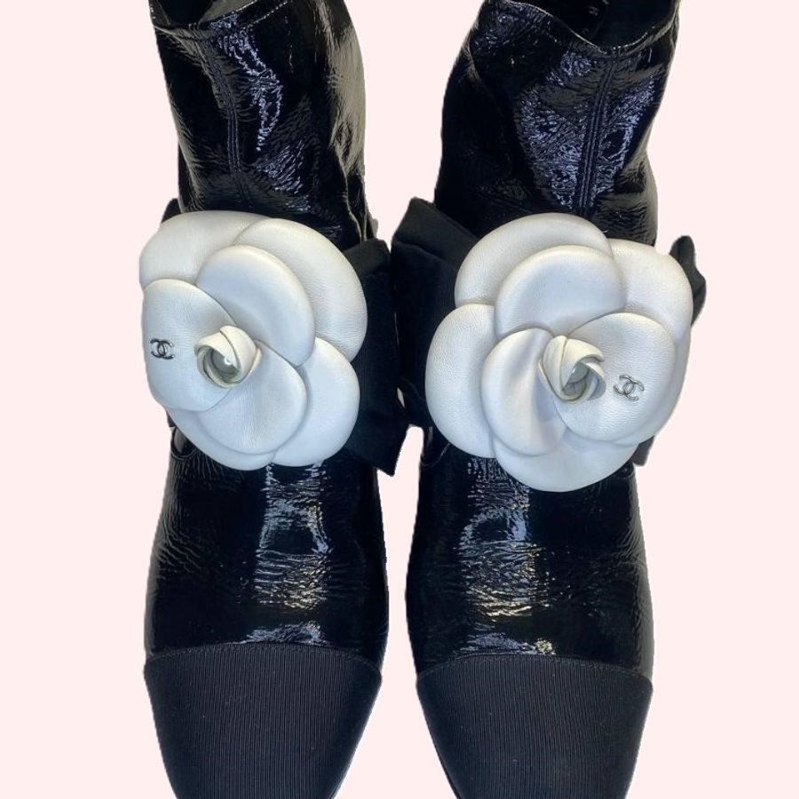 Chanel women's Ankle boots 38.5號-5