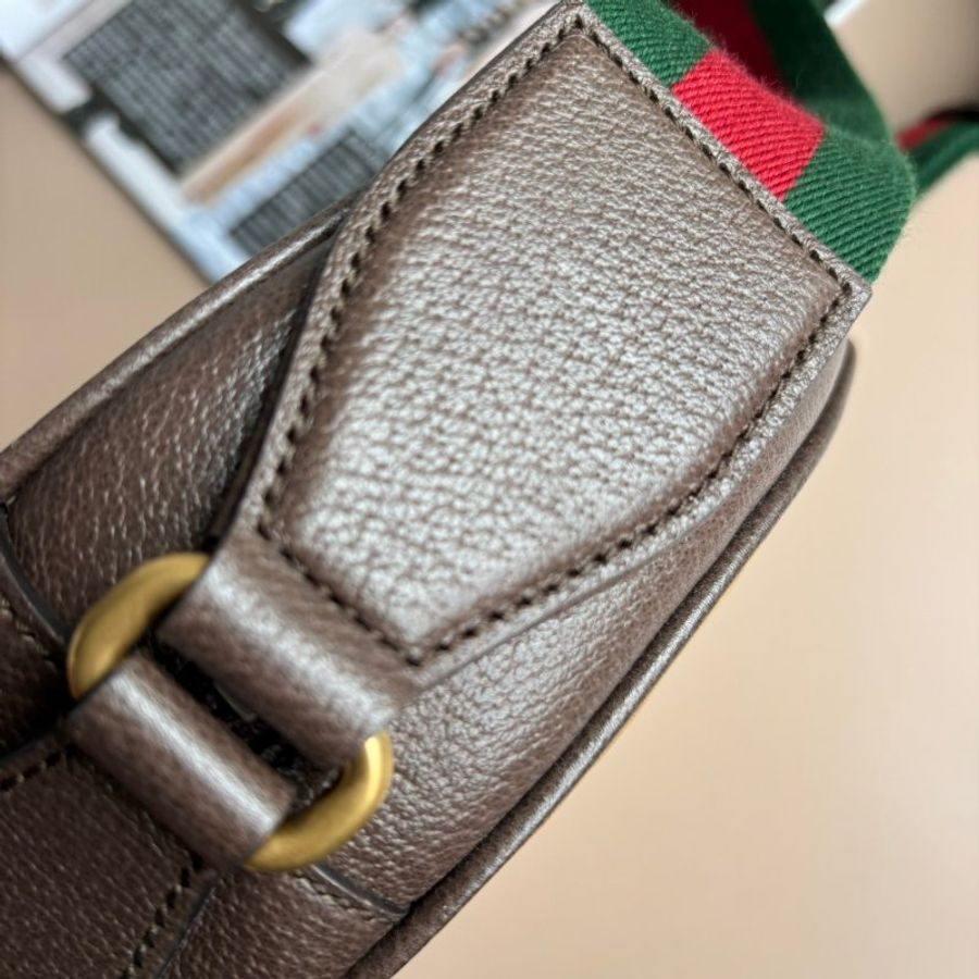 ::GUCCI:: adidas x GUCCI GG緹花肩背包 圓餅斜背包-8