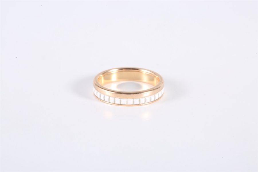 Boucheron(寶詩龍）Quatre 戒指 2圈 窄版 White 18K玫瑰金 50-4